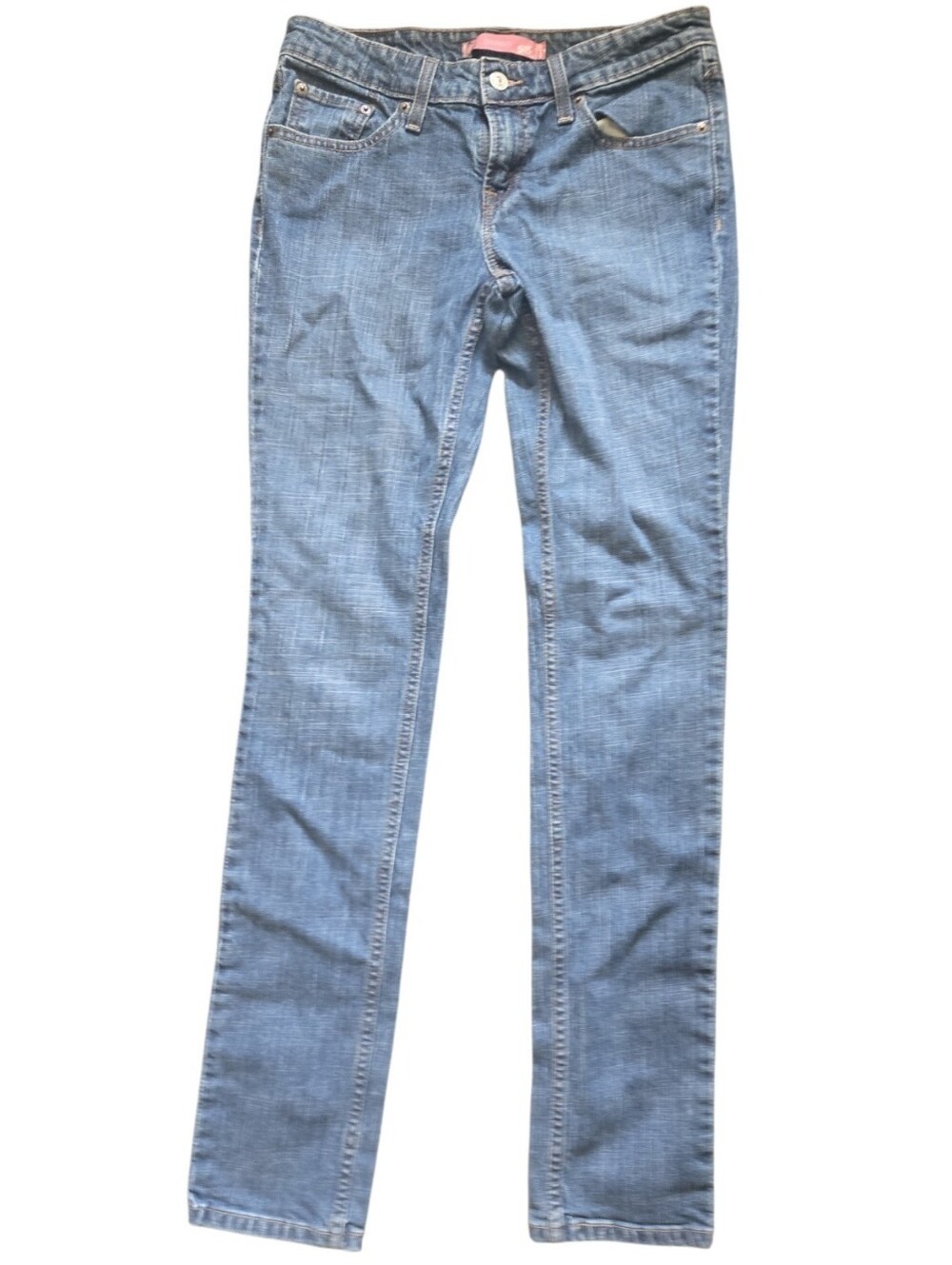 Levi's 518 Superlow Skinny Jeans - Light Blue - 7 Long